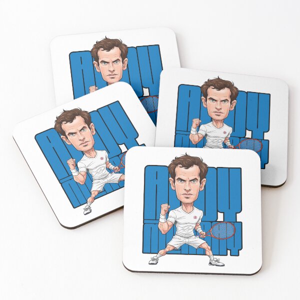 Item preview, Hilarious caricature of Andy Murray, Scottish tennis legend designed and sold by vectorlove.