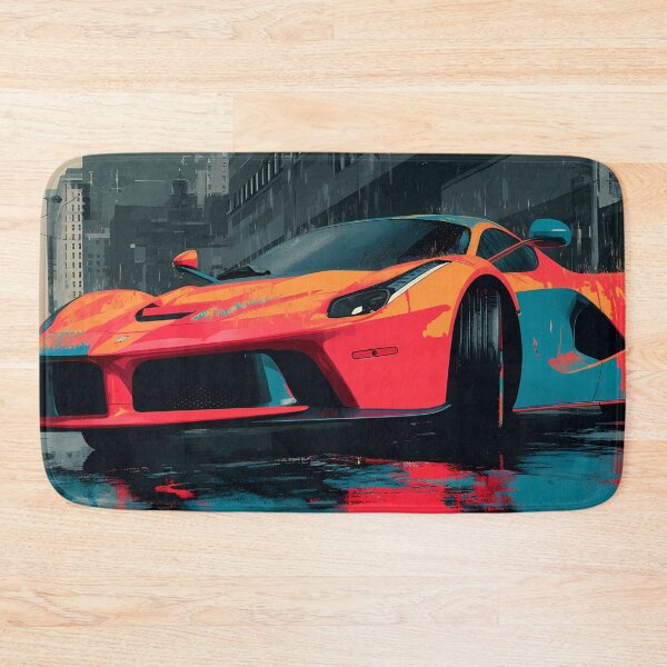 Item preview, Modern Art of the Ferrari LaFerrari – Exotic Car Decor designed and sold by AutoPopStudio.