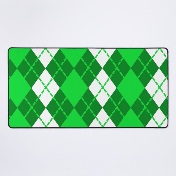 Item preview, Green and White Argyle Seamless Repeat designed and sold by Sharon Schwalbe.