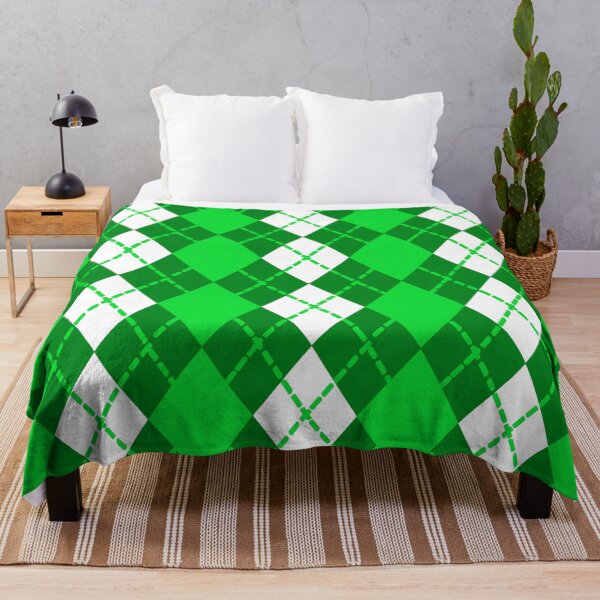 Item preview, Green and White Argyle Seamless Repeat designed and sold by Sharon Schwalbe.