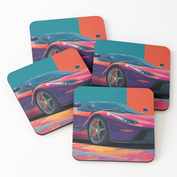 Item preview, Ferrari LaFerrari Painting – Pop Art Automotive Artwork designed and sold by AutoPopStudio.