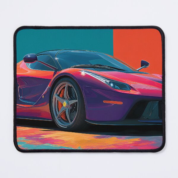 Item preview, Ferrari LaFerrari Painting – Pop Art Automotive Artwork designed and sold by AutoPopStudio.