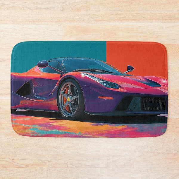 Item preview, Ferrari LaFerrari Painting – Pop Art Automotive Artwork designed and sold by AutoPopStudio.