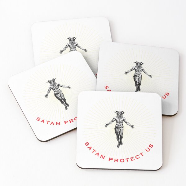 Item preview, Satan Protect Us designed and sold by joshpincus.
