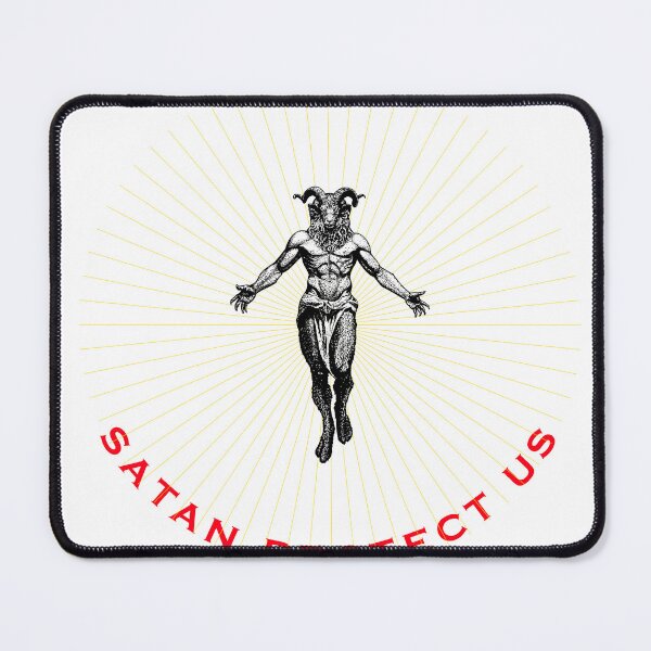 Item preview, Satan Protect Us designed and sold by joshpincus.