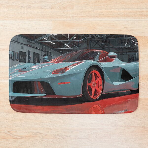 Item preview, Colorful Pop Art Ferrari LaFerrari Print designed and sold by AutoPopStudio.