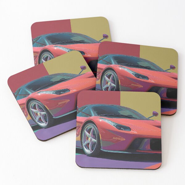 Item preview, Stylish Ferrari LaFerrari Wall Art – Pop Art Car Design designed and sold by AutoPopStudio.