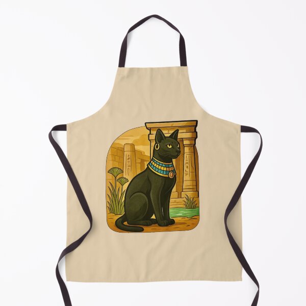 Item preview, Cat by the Temple of Bastet - Ancient Egypt designed and sold by Myra365Art.