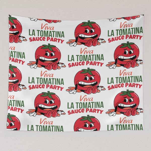 Item preview, Playful Tomatina Festival Graphic designed and sold by SplashTastic.