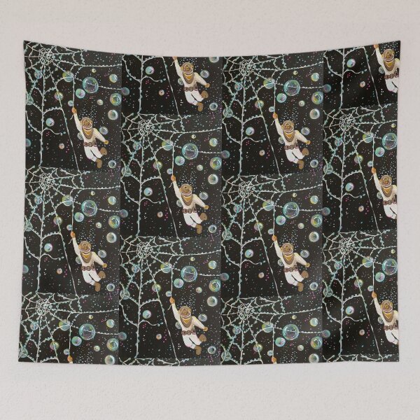 Item preview, Spiderweb Deep Sea Diver Colorful Bubble designed and sold by RLawrenceArt.