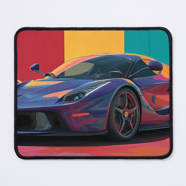 Item preview, Ferrari LaFerrari Pop Art Poster – Supercar Garage Decor designed and sold by AutoPopStudio.