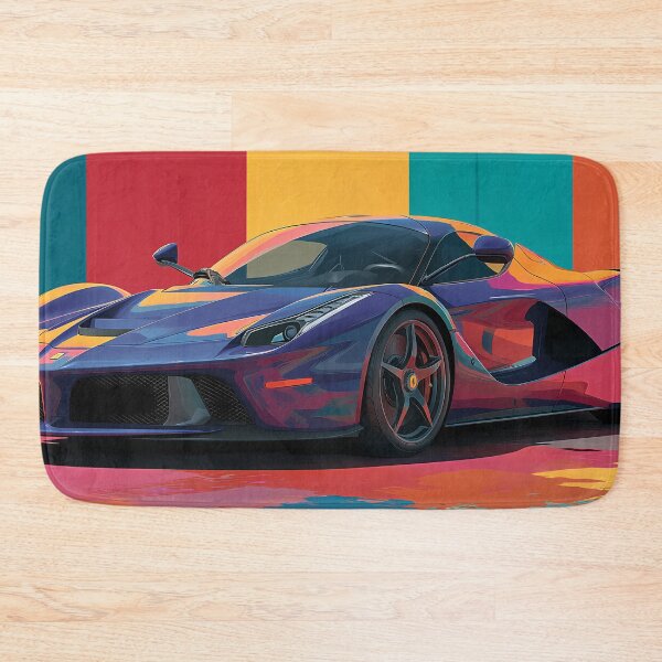 Item preview, Ferrari LaFerrari Pop Art Poster – Supercar Garage Decor designed and sold by AutoPopStudio.