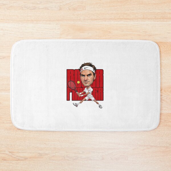 Item preview, Funny caricature of Roger Federer, the king of London, a tennis legend from Switzerland designed and sold by vectorlove.