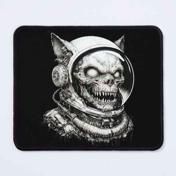 Item preview, Zombie Astro Cat - Undead Cat in a Spacesuit designed and sold by NightTimeJ.