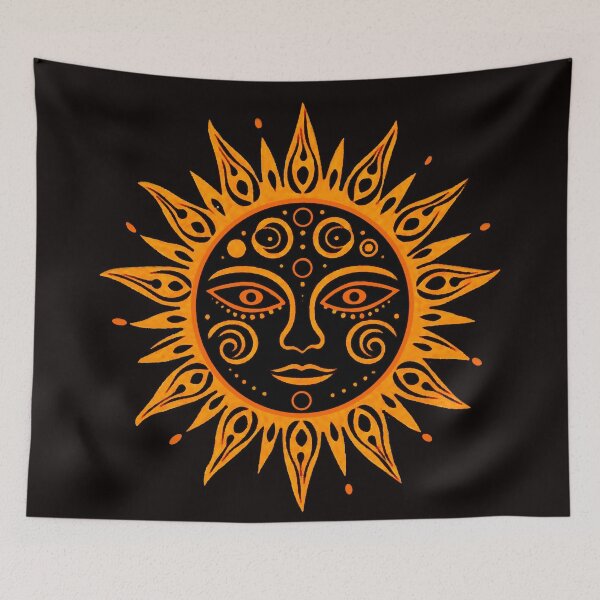 Item preview, Sun Face Graphic designed and sold by ViaARTfactory.