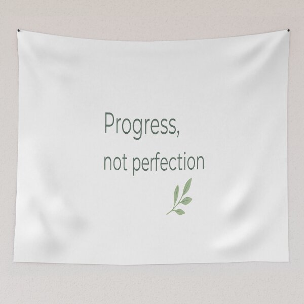 Item preview, Progreso, no perfección: diseño tipográfico motivacional ?✨ designed and sold by ArthUpscale.