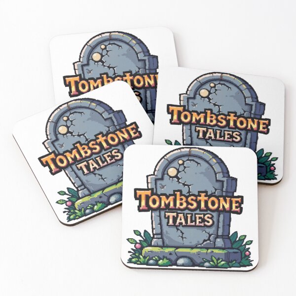 Item preview, Weathered Tombstone with Glowing Text and Greenery designed and sold by Creative88Art.