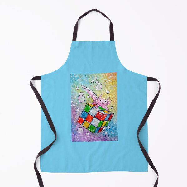 Item preview, Rubix Cube Axolotl Watercolor designed and sold by RLawrenceArt.