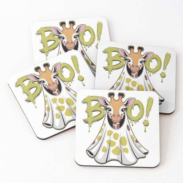 Item preview, Cute Giraffe Ghost Costume with BOO! designed and sold by LunaSpellStudio.