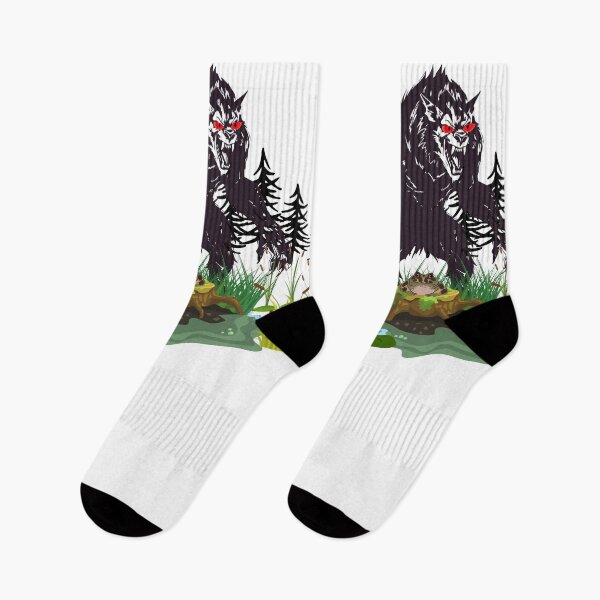 Item preview, Rougarou Swamp Werewolf – Cajun Cryptid Monster Art designed and sold by TheMysticNook.