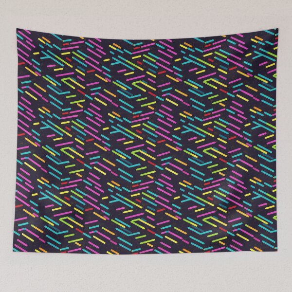 Item preview, Retro Neon Circuit | 80s Tech Abstract Color Pattern designed and sold by NSB-Design.
