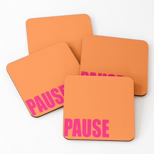 Item preview, Pause sign designed and sold by minimalartstory.