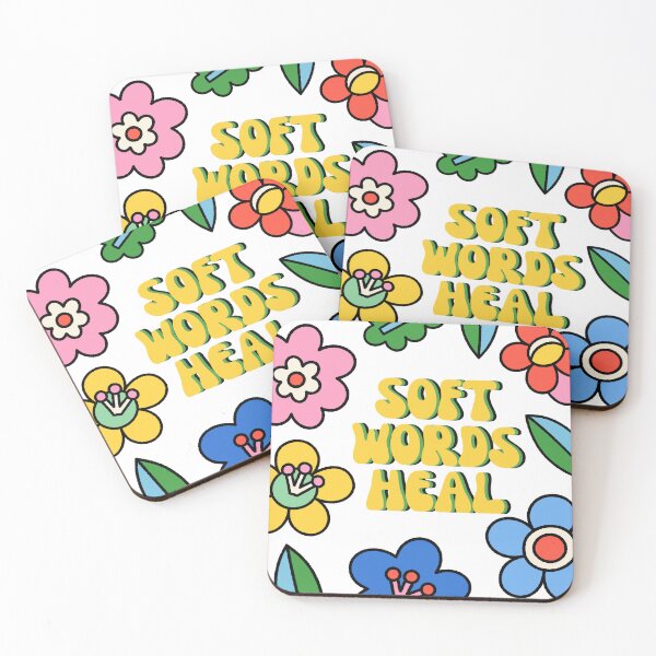 Item preview, Soft Words Heal designed and sold by CheezyChick.