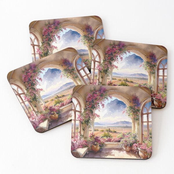 Item preview, Garden Room with a View of the Desert designed and sold by MystAvalon.