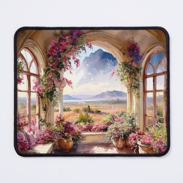 Item preview, Garden Room with a View of the Desert designed and sold by MystAvalon.