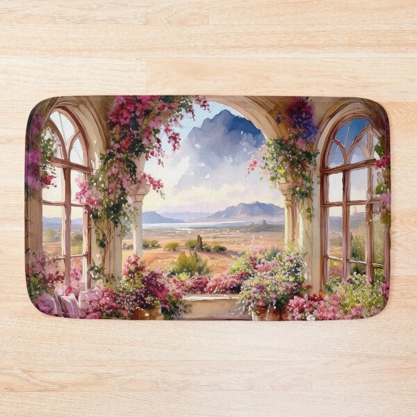 Item preview, Garden Room with a View of the Desert designed and sold by MystAvalon.