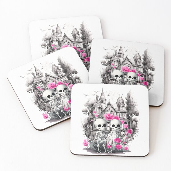 Item preview, Two Skeletons with Roses. designed and sold by EvaKlein68.