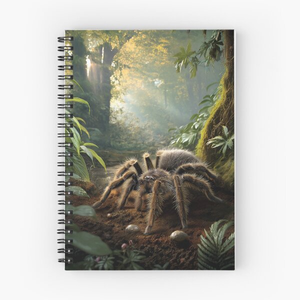 Item preview, Tarantula in Lush Rainforest designed and sold by eyeconart.