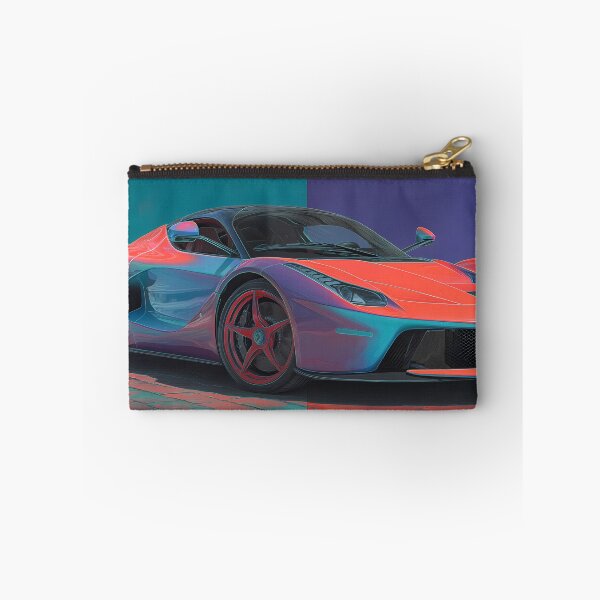Item preview, Bright Pop Art Ferrari LaFerrari Supercar Illustration designed and sold by AutoPopStudio.