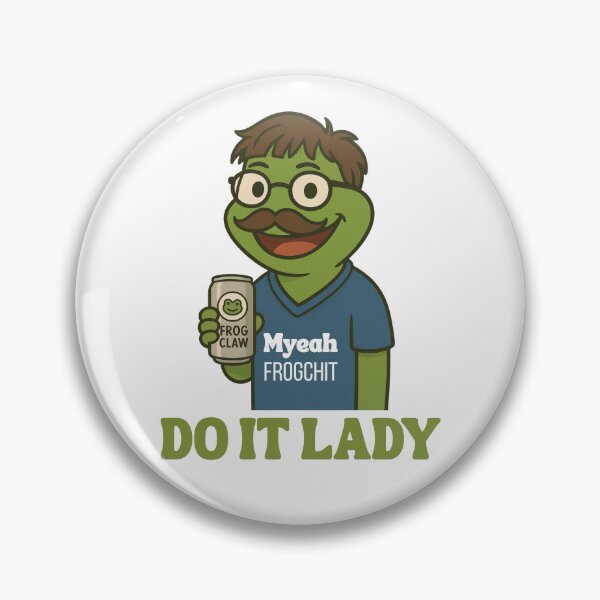 Item preview, Do it lady, frog chit designed and sold by BigfeetLittlepaws.