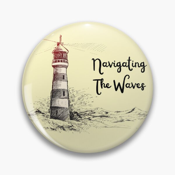 Item preview, Navigating the Waves Lighthouse Art designed and sold by windwander.