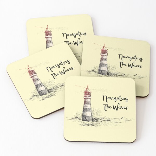Item preview, Navigating the Waves Lighthouse Art designed and sold by windwander.