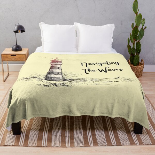Item preview, Navigating the Waves Lighthouse Art designed and sold by windwander.