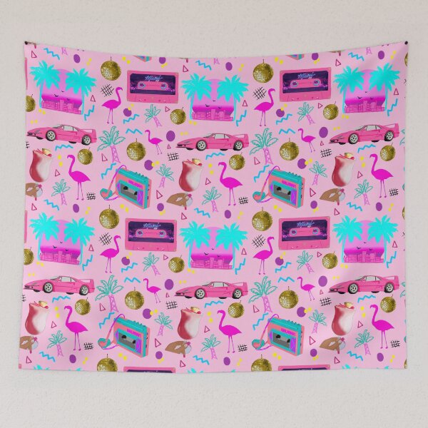 Item preview, 80s Miami Retro Theme designed and sold by BlairPaxtonArt.