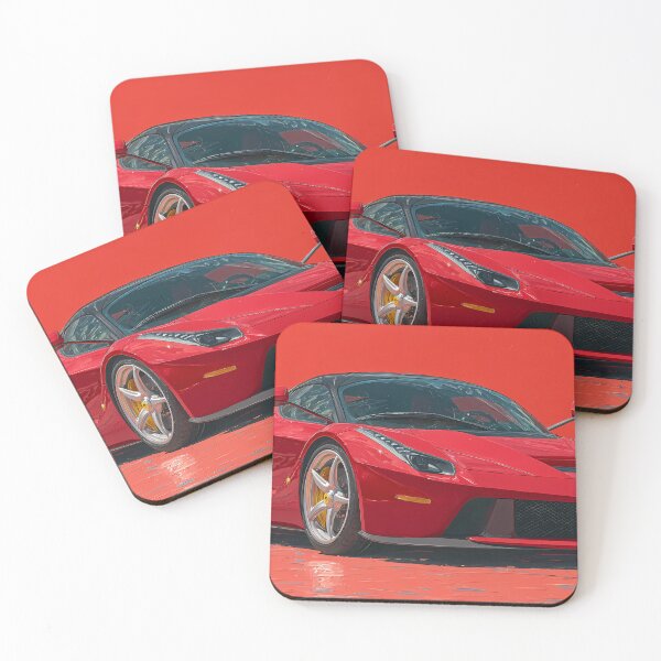 Item preview, Pop Art Style Ferrari LaFerrari Painting for Enthusiasts designed and sold by AutoPopStudio.
