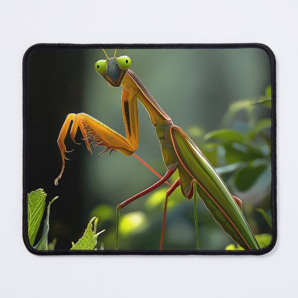 Item preview, Praying Mantis in the Forest – Wildlife Illustration designed and sold by eyeconart.