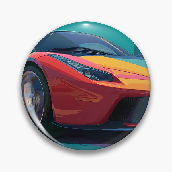 Item preview, Exotic Car Wall Art – Ferrari LaFerrari Pop Art Print designed and sold by AutoPopStudio.