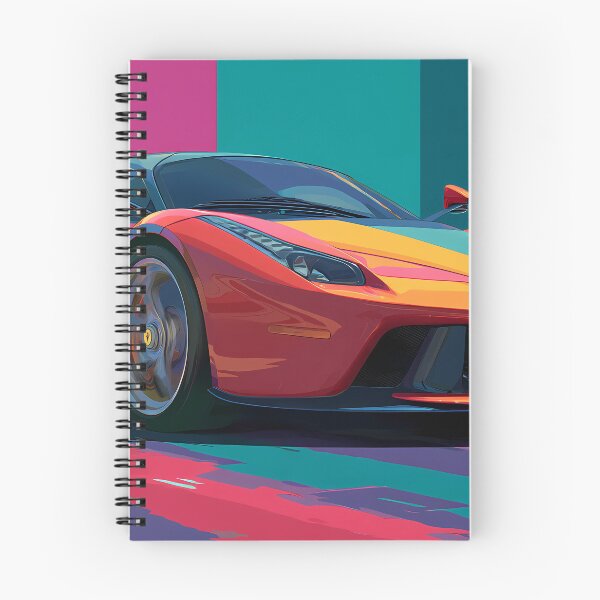 Item preview, Exotic Car Wall Art – Ferrari LaFerrari Pop Art Print designed and sold by AutoPopStudio.