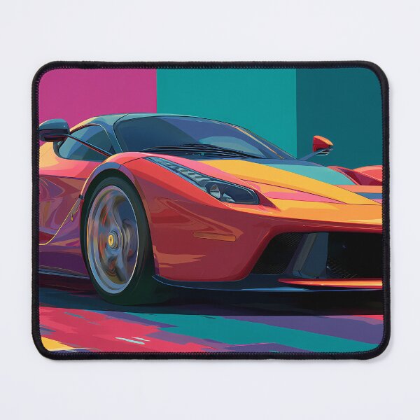 Item preview, Exotic Car Wall Art – Ferrari LaFerrari Pop Art Print designed and sold by AutoPopStudio.