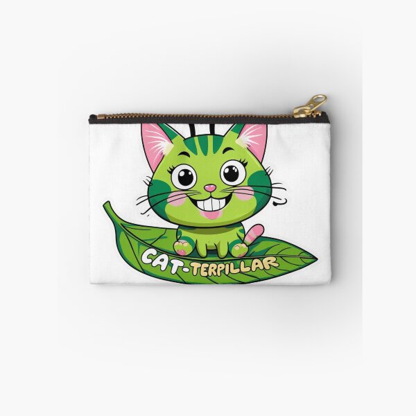 Item preview, CATterpillar – Funny Cute Cat Caterpillar Pun Illustration designed and sold by printsofgigi.