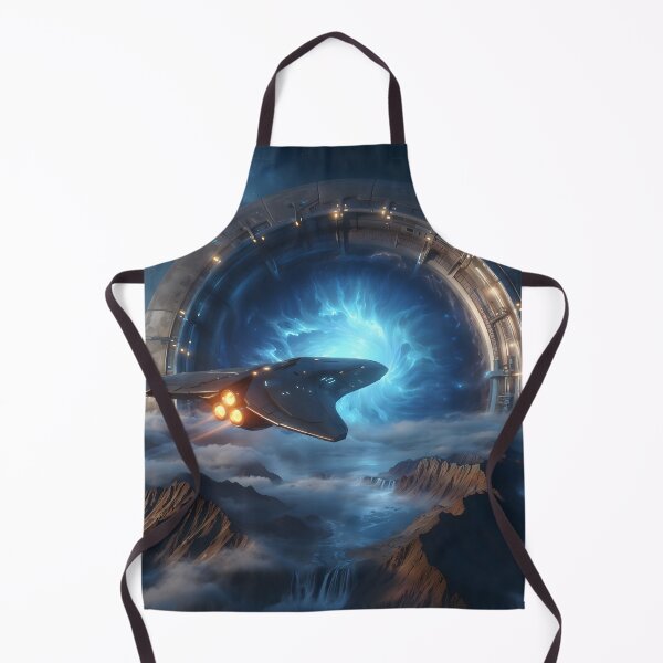 Item preview, Starship flying through a gateway designed and sold by jznq.