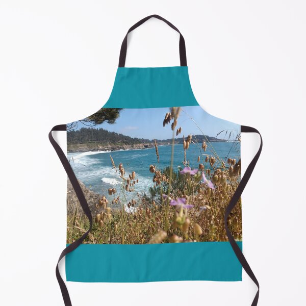 Item preview, Big River Beach, Mendocino – Ocean View Through Wildflowers designed and sold by PEACELOVERSART.