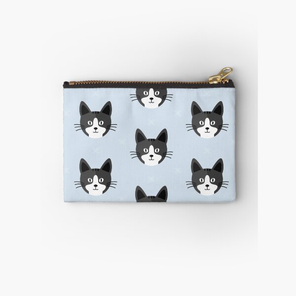 Item preview, Cat heads on blue designed and sold by reneesillus.