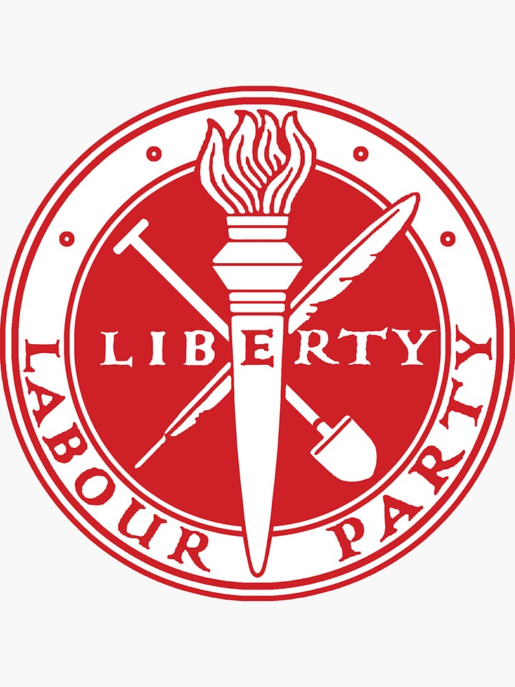 "Liberty Labour Party" Sticker for Sale by Reknr Redbubble