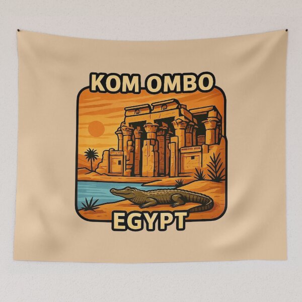 Item preview, Egypt — Kom Ombo Temple designed and sold by Myra365Art.
