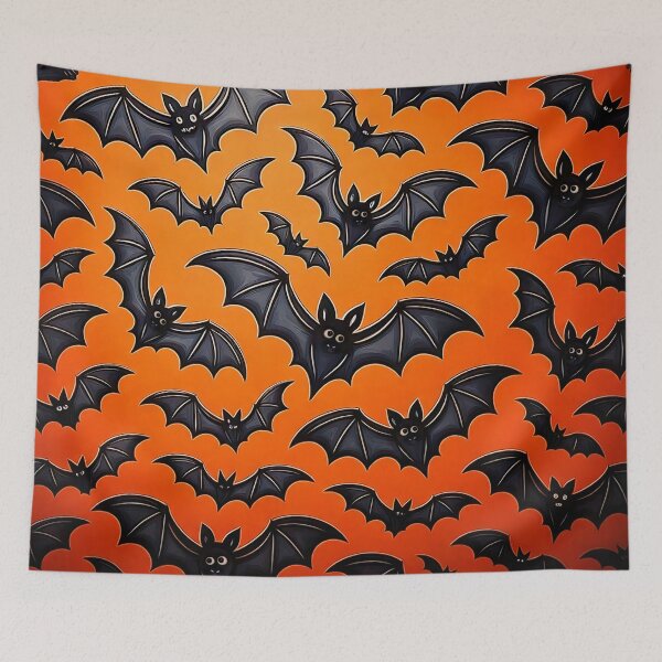 Item preview, Halloween Bats Pattern designed and sold by ArtFactoryAI.